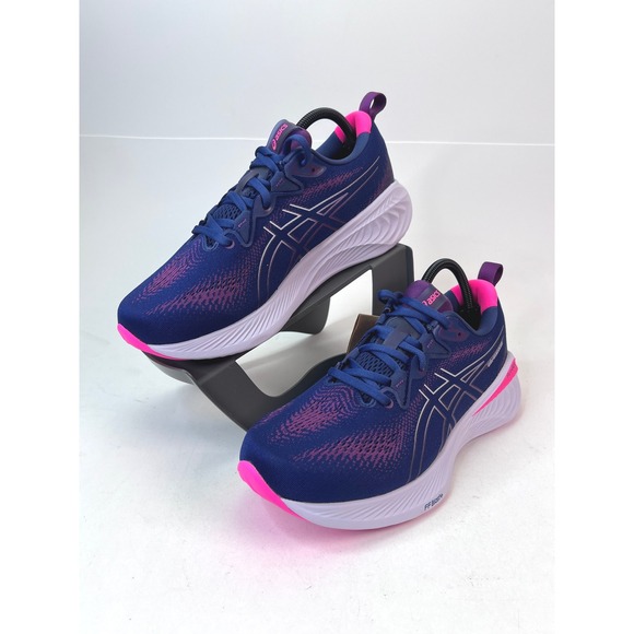 ASICS GEL Cumulus 25 Women's Wide Running Shoes Deep Ocean Lilac Hint 10.5 - Picture 1 of 7